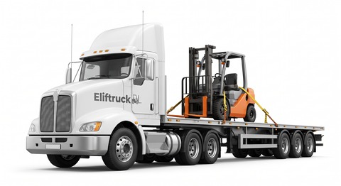 Eliftruck Freight Transport Semi