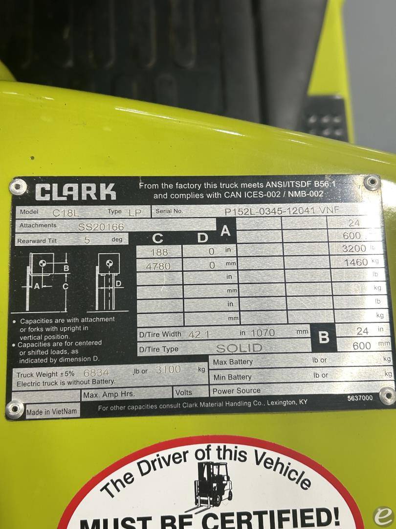 2025 Clark C18