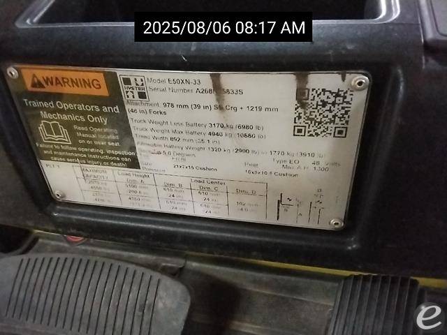 2018 Hyster E50XN