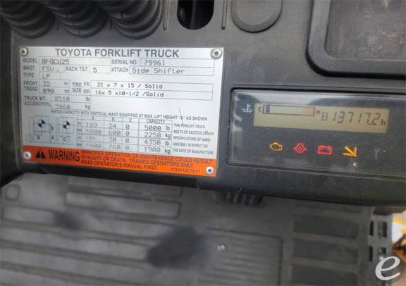 2018 Toyota 8FBCHU25
