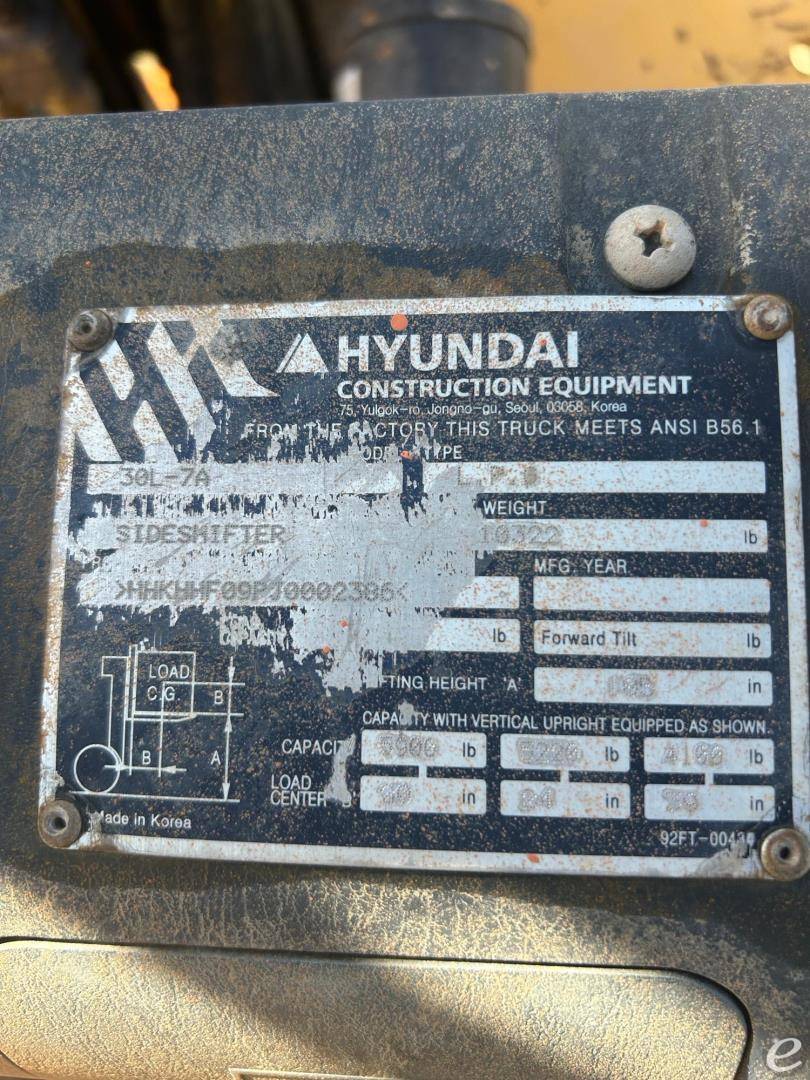 2018 Hyundai 30L-7A