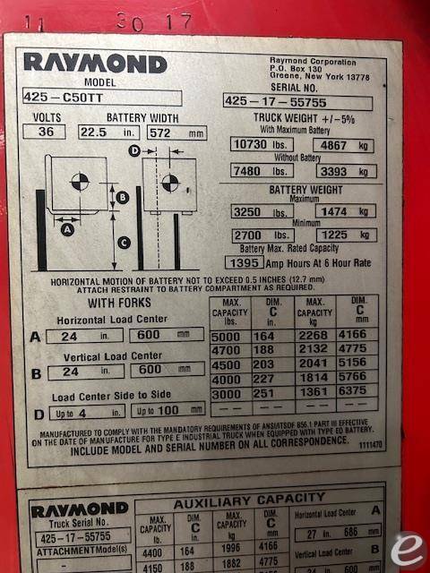 Raymond 425C50TT