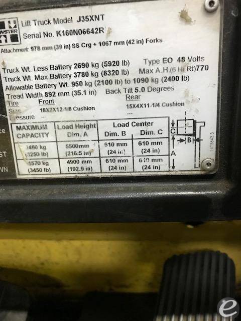 2017 Hyster J35XNT