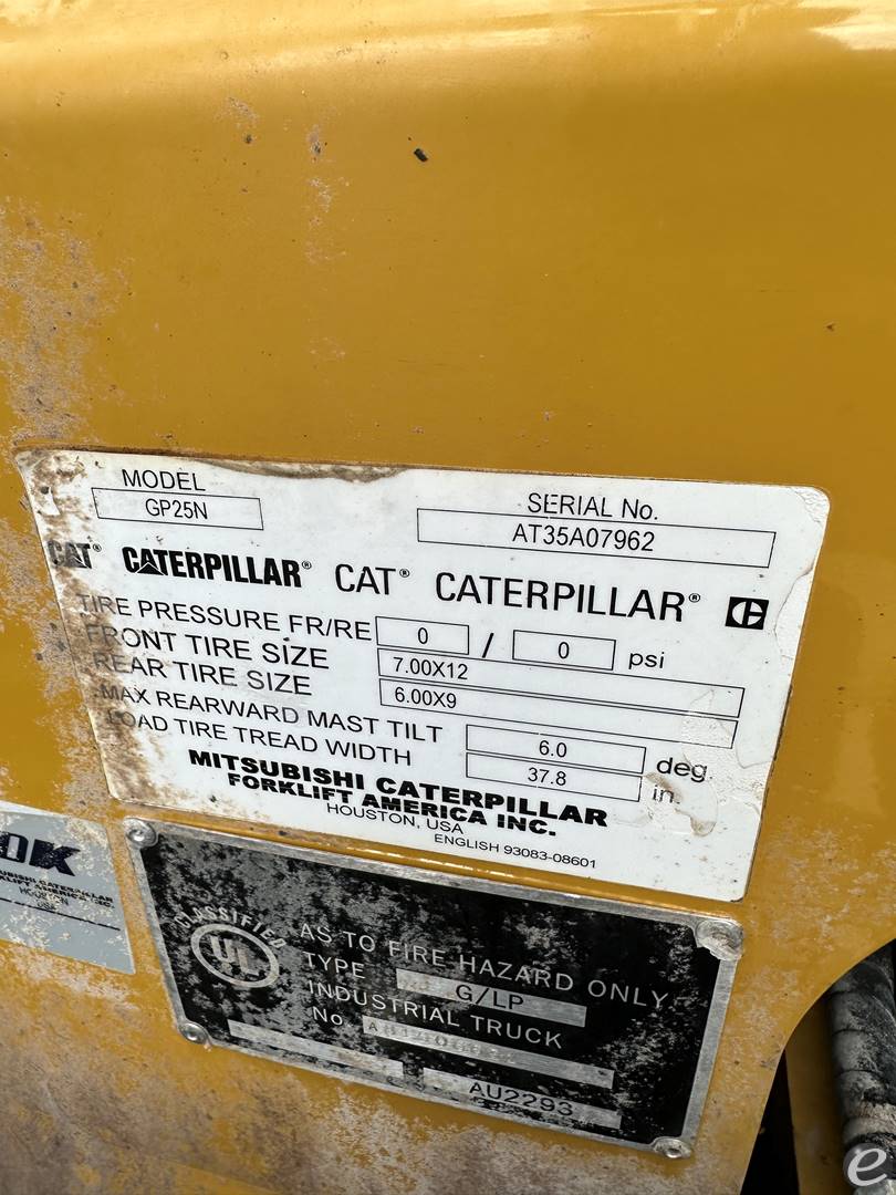 2019 Cat GP25N