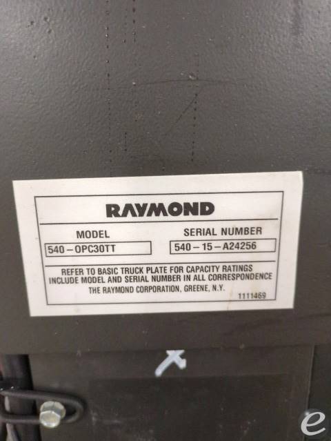 2015 Raymond 540-OPC30TT