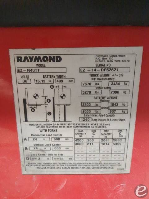 2014 Raymond EZ-R40TT