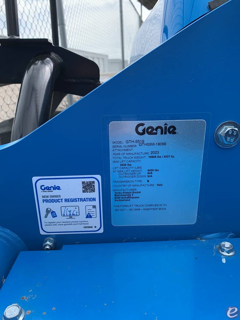 2023 Genie GTH-5519