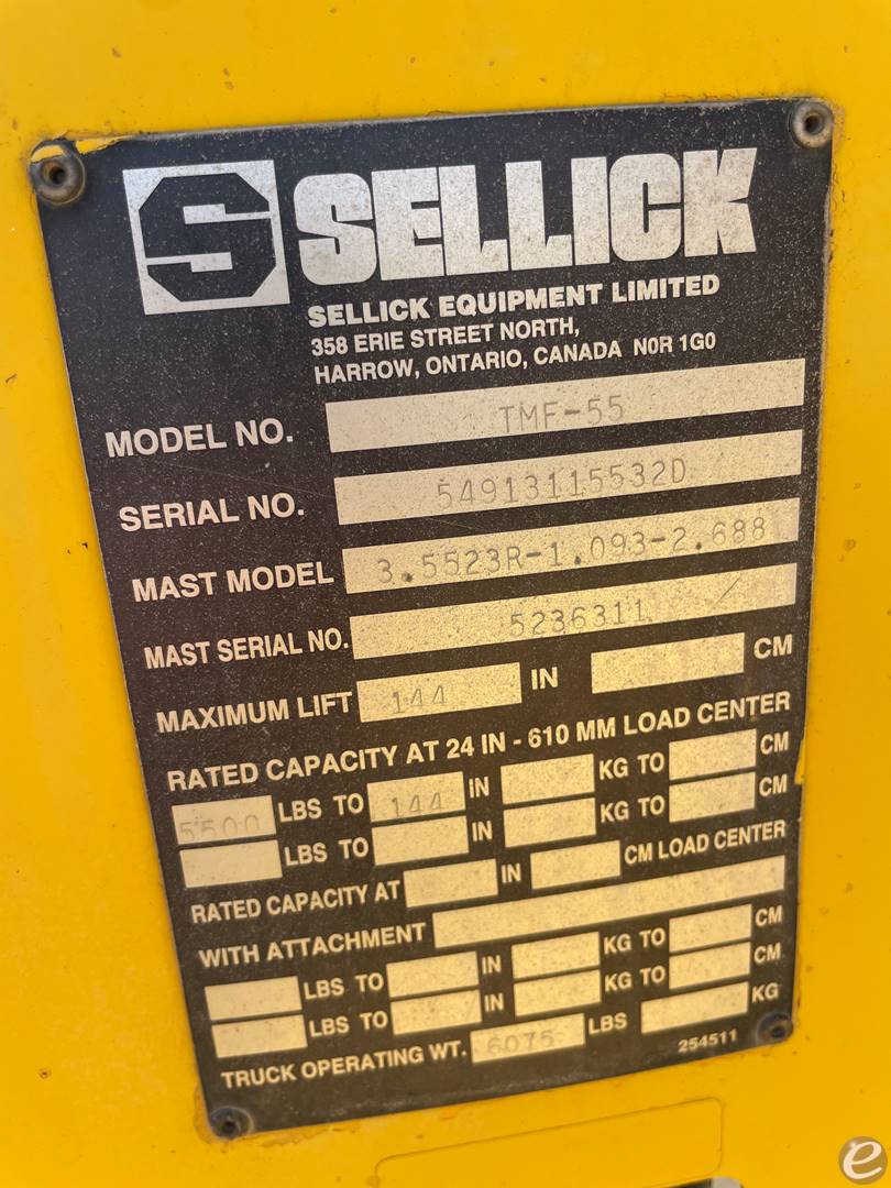 2008 Sellick TMF-55 