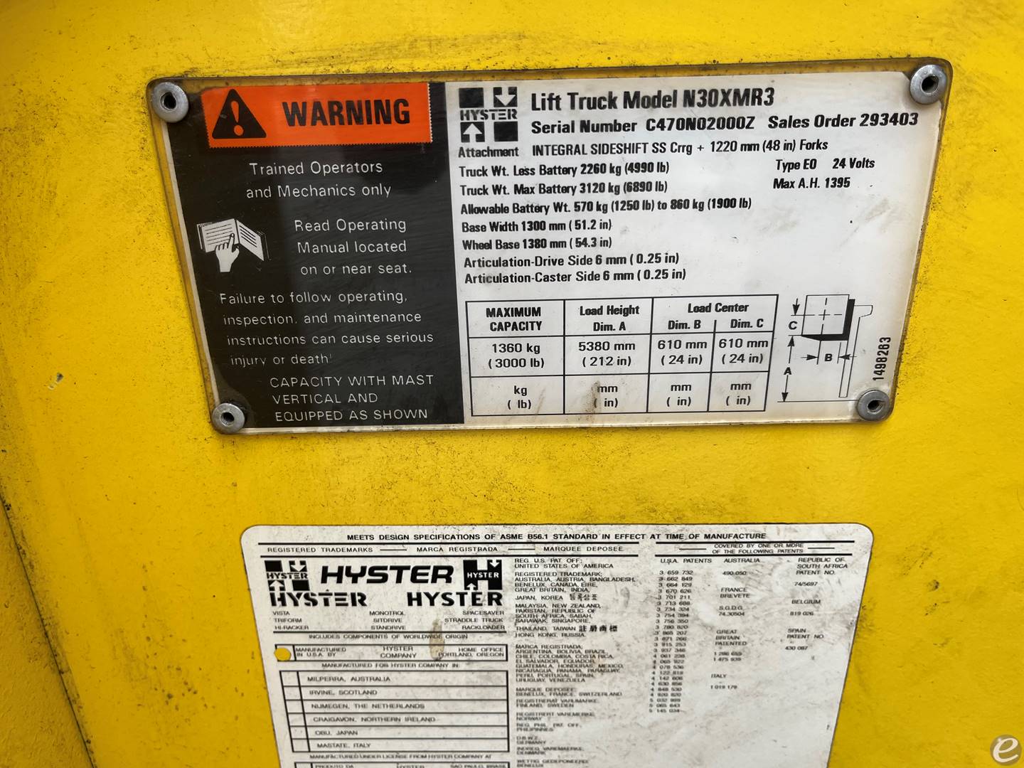 2006 Hyster N30XMR3