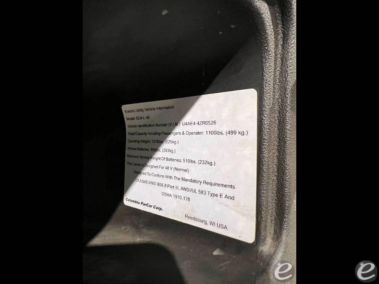 2017 Columbia ParCar EU4-L-48