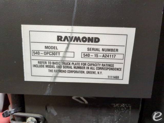 2015 Raymond 540-OPC30TT