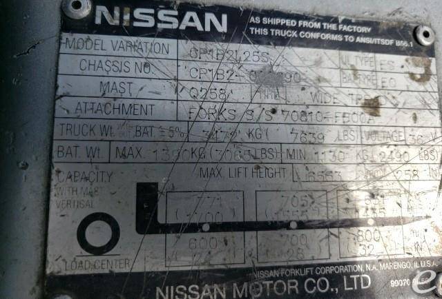 2007 Nissan CP1B2L25S