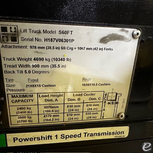 2016 Hyster S50FT